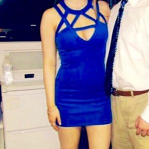 Blue, only worn once Tobi mini dress!
